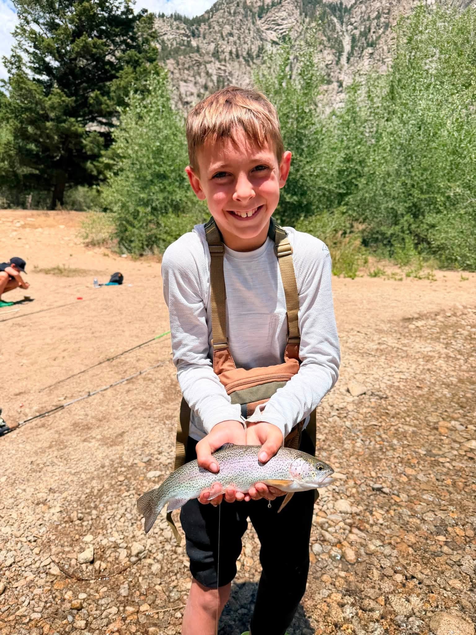 Pack 786 scout on an outdoor adventure